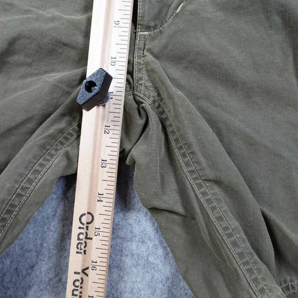 Kuhl Shorts Mens 34 Green KuhlDry Cargo Hiking Outdoor Utility Lightweight Trail